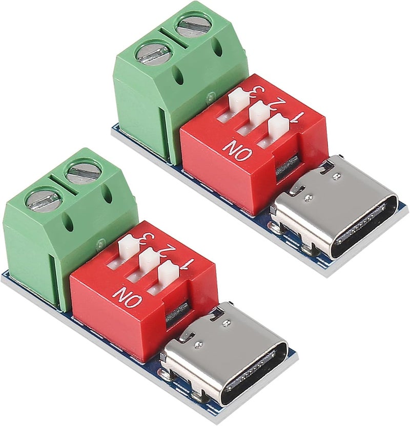 UMLIFE 2PCS USBC PD Trigger Board Module PDQC Decoy Board Fast Charge USB Typec to 12v High Speed Charger Power Delivery Boost Module  - Image 1
