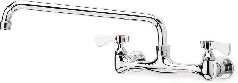 Krowne Silver Series 8 Center Wall Mount Faucet 16 Spout 12816L