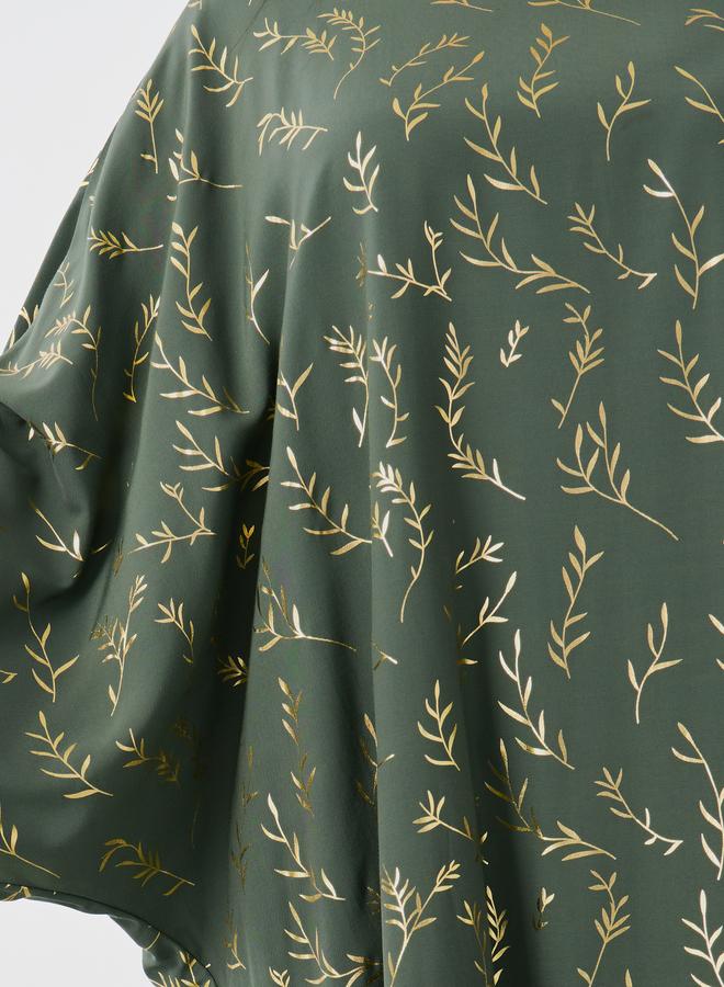 Styli Styli Foil Printed Batwing Sleeve Kaftan  - Image 3