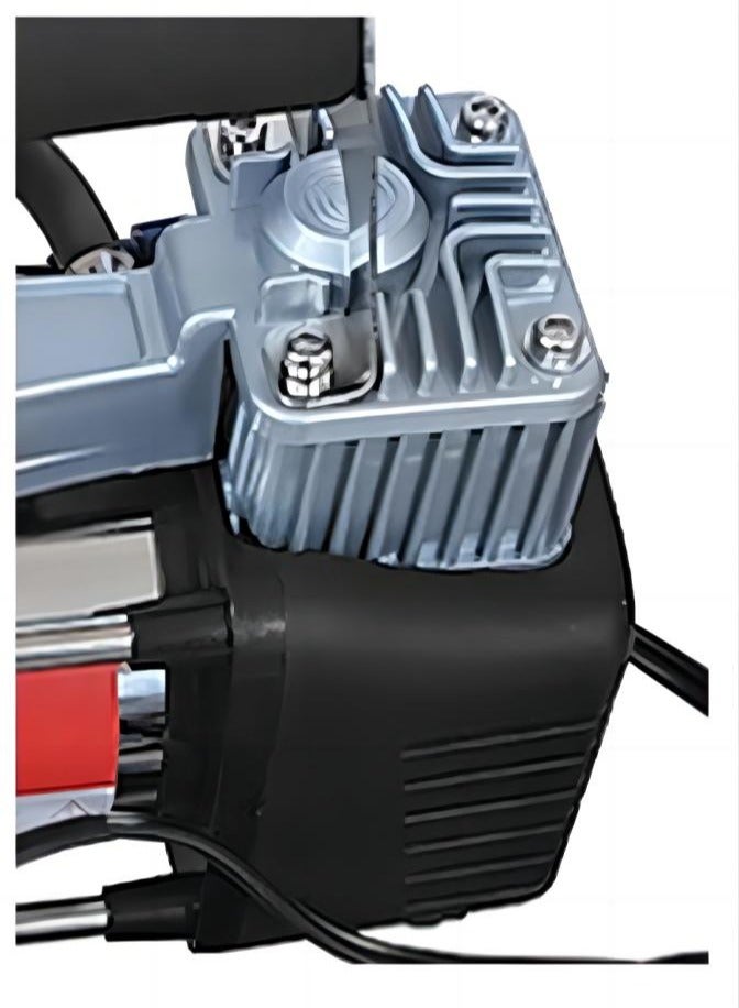 TNGames Dual Cylinder Car Tyre Inflator Air Compressor Pump - Image 4