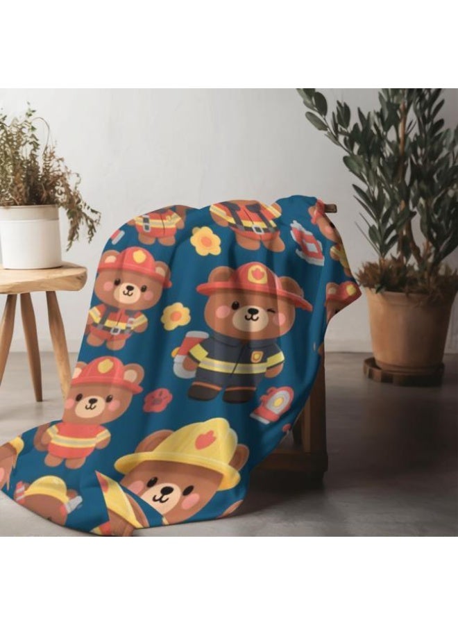 general Baby and children's cartoon flannel thin blanket (warm and comfortable, suitable for sleep, game use) 70cm*100cm - Image 2