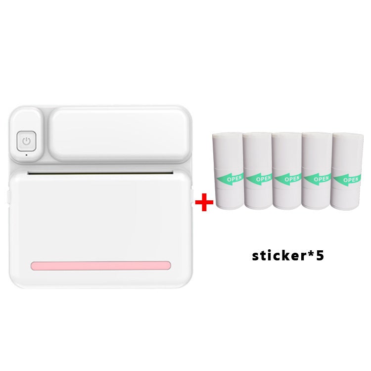 Factory New Product Student Mini Pocket Wrong Printer Bluetooth Ink-Free Convenient Pocket Printer - Image 1