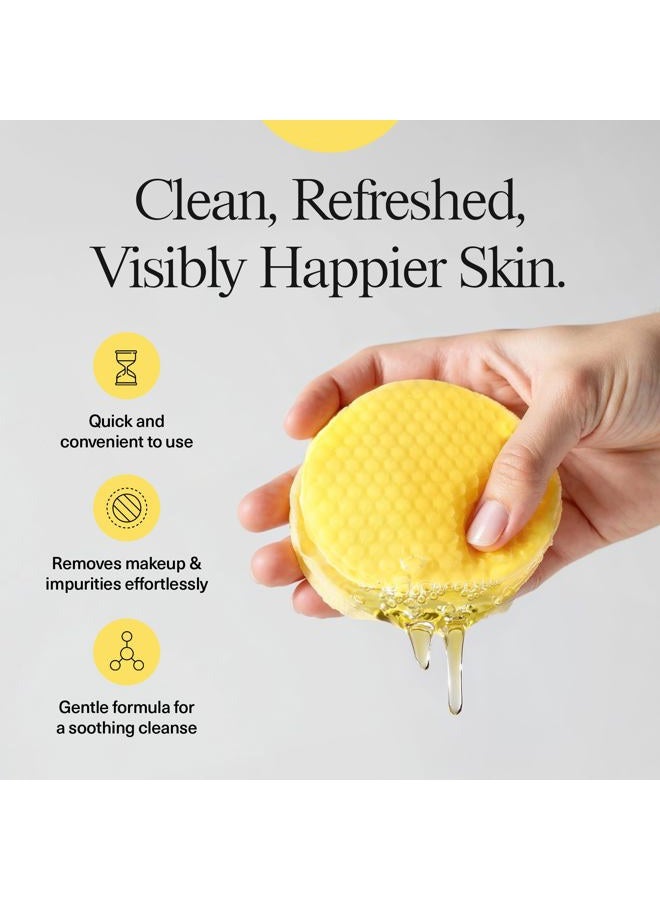 humanroots Turmeric Cleansing Pad - Gentle Exfoliating Face Pad - Image 3