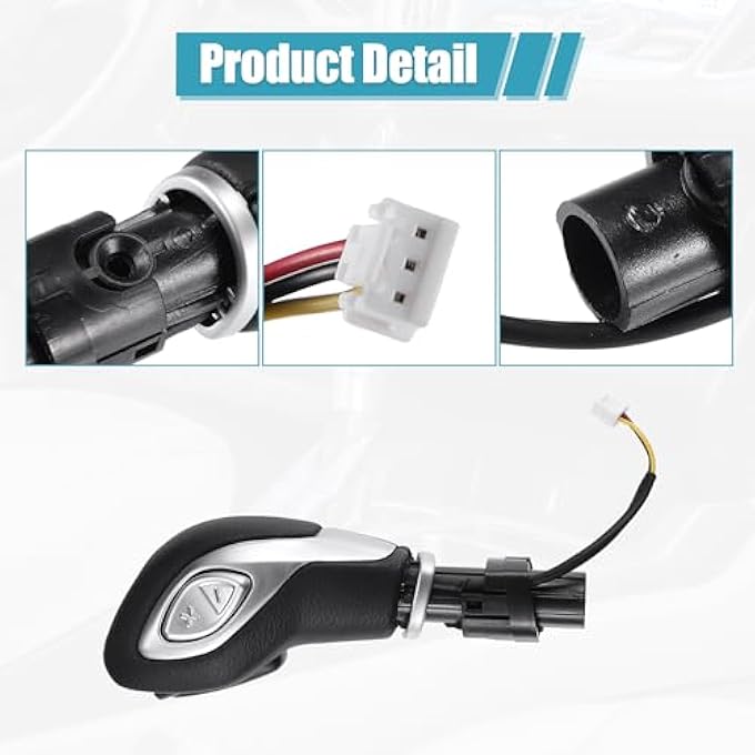 rayihni uxcell Automatic Gear Shift Knob Handle with Button for Ford Escape 20132016 NoDG9Z7213EA - Image 5
