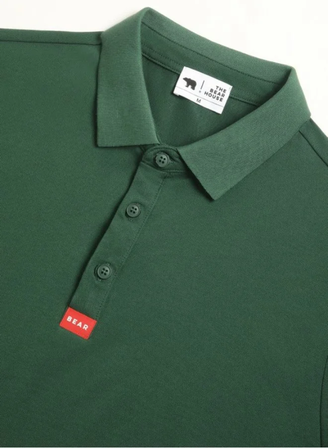 THE BEAR HOUSE Men's Polo Shirt for Casual & Semi-Formal Wear | Classic Collar Neck T-Shirt | Comfortable, Stylish & Versatile for Office, Travel, Outings & Everyday Use