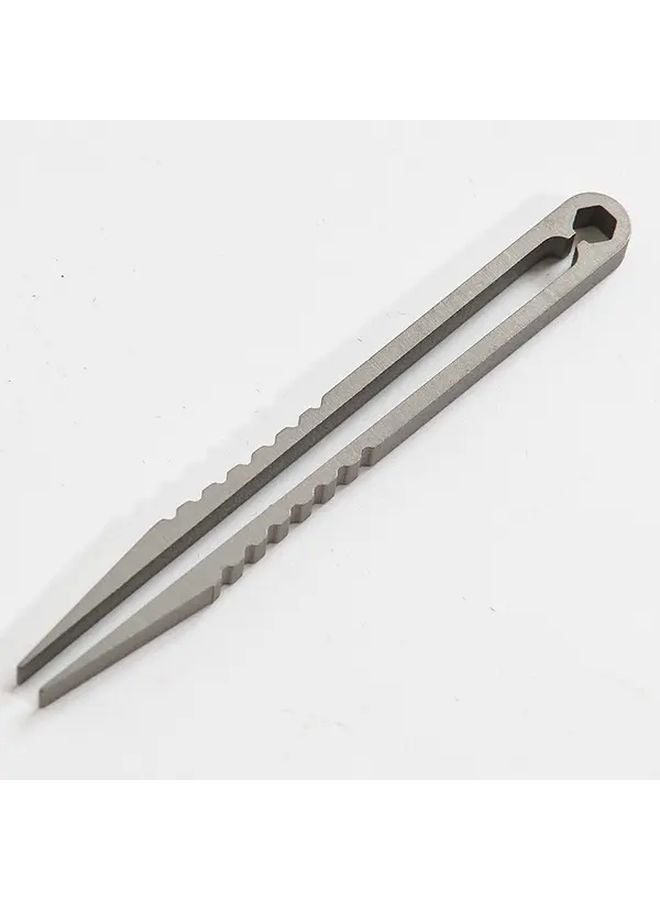 Professional Grade Titanium Tweezers True Colors Heavy Duty EDC Multipurpose Tool for Camping Outdoor Maintenance Crafting - Image 1