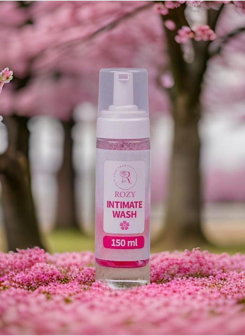 ROZY - Rozy Intimate Wash for Women 150ml | pH-Balanced, Gentle Formula, Enriched with Natural Ingredients | Feminine Hygiene Product - Image 1