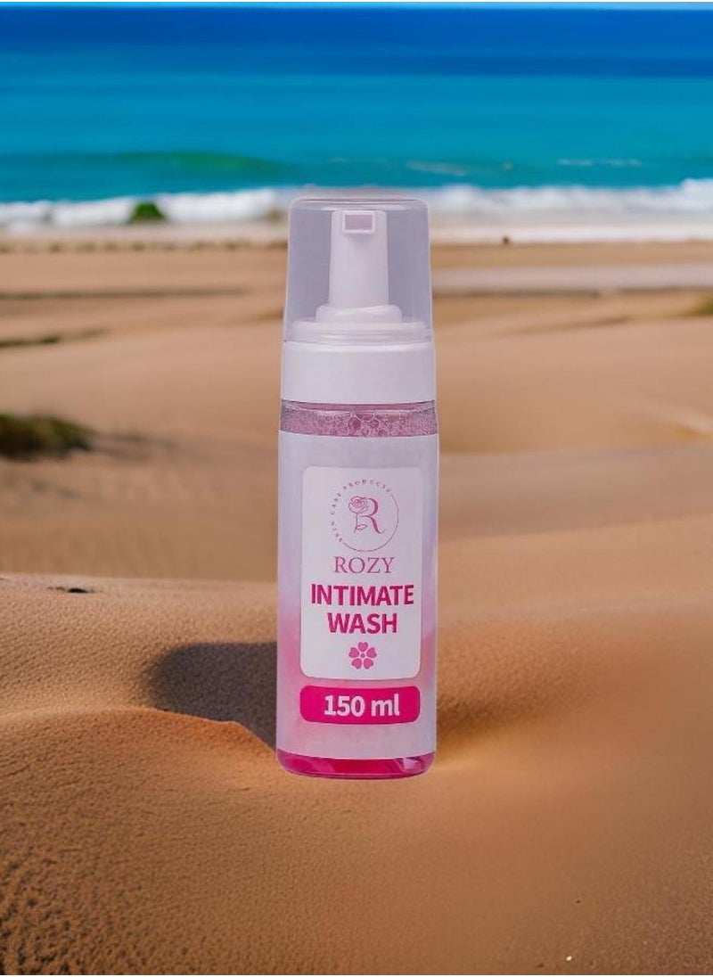 ROZY - Rozy Intimate Wash for Women 150ml | pH-Balanced, Gentle Formula, Enriched with Natural Ingredients | Feminine Hygiene Product - Image 1