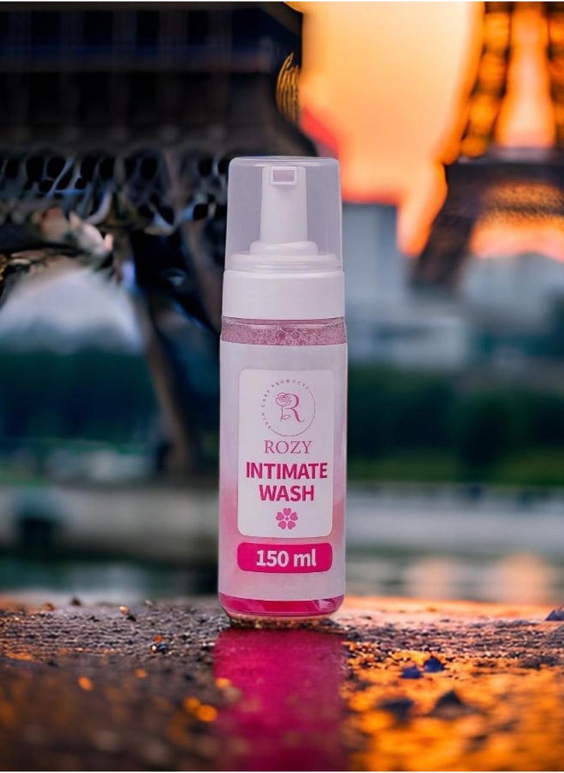ROZY - Rozy Intimate Wash for Women 150ml | pH-Balanced, Gentle Formula, Enriched with Natural Ingredients | Feminine Hygiene Product - Image 1