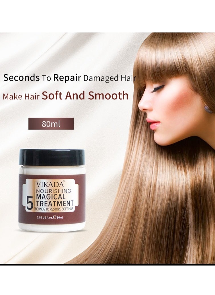 VIKADA Double Cream Deep Quencher - Vegan Moisturising Deep Conditioner for Ultra Dry, Wavy, Curly or Coily Hair - Image 1