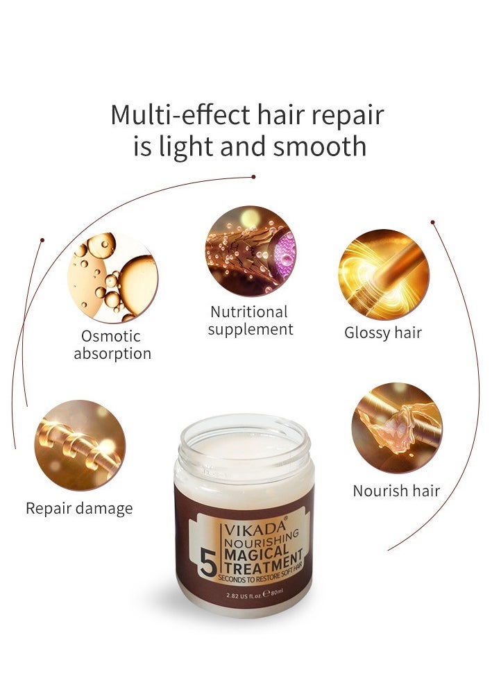 VIKADA Double Cream Deep Quencher - Vegan Moisturising Deep Conditioner for Ultra Dry, Wavy, Curly or Coily Hair - Image 2