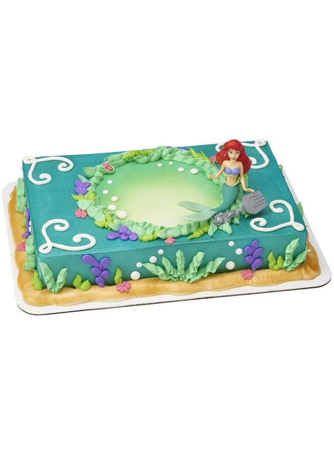 DecoPac Decoset® Disney Princess Ariel Colors Of The Cake Topper 2Piece Cake Decoration - Image 1