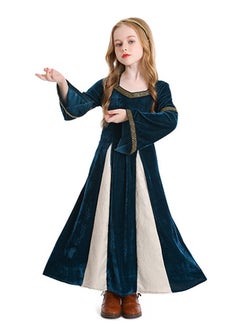Al Aoyama girls retro medieval girls clothing,palace style trumpet sleeve long dress  - Image 3