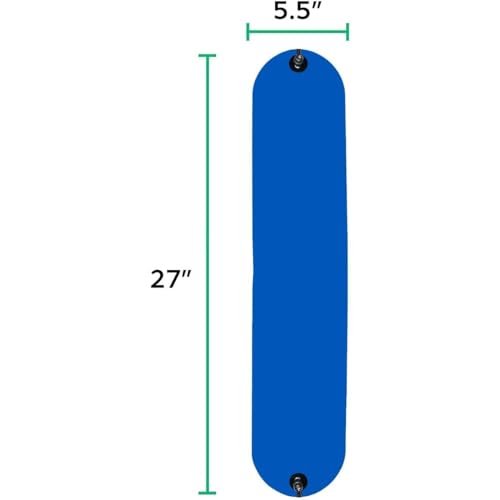 Shopster Replacement Flexible Swing Seat for Kids & Adults - 27 Inches Long Wraparound Outdoor Swing, Non-Slip EVA Material, Non-Toxic, Ideal for Garden Fun - Blue - Image 3