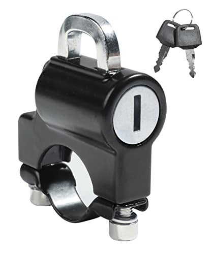 Reswish ESEWALAS Motorcycle Helmet Lock Anti-Theft,Universal Helmet Lock Anti Theft Helmet Lock Cable,Tamper-Proof Helmet Security Lock with 2 Keys,Metal Helmet Locks for Motorcycles Scooter Street Bike - Image 1
