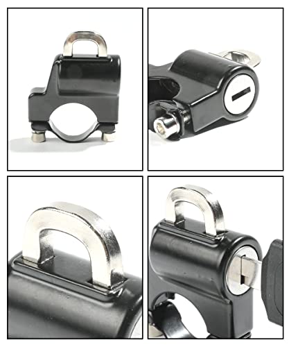 Reswish ESEWALAS Motorcycle Helmet Lock Anti-Theft,Universal Helmet Lock Anti Theft Helmet Lock Cable,Tamper-Proof Helmet Security Lock with 2 Keys,Metal Helmet Locks for Motorcycles Scooter Street Bike - Image 5