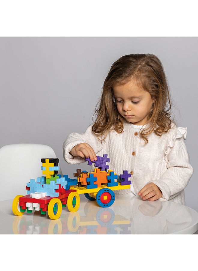 Creative Building Blocks, Big Vehicles Set, Construction Toy, 70 Pieces, Basic