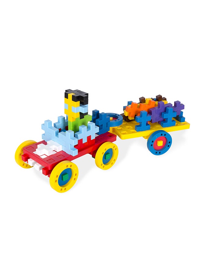Creative Building Blocks, Big Vehicles Set, Construction Toy, 70 Pieces, Basic