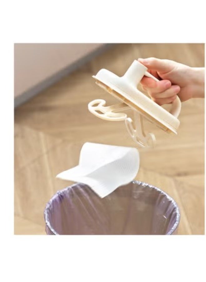 مجموعة إزالة الأوساخ الثورية للمطبخ بدون استخدام اليدين  لتنظيف شامل للأرضيات والنوافذ مع مقبض مريح لسهولة التنظيف في المنزل والمكتب والمتجر والحمامات المنزلية-كود 1691 - Image 4