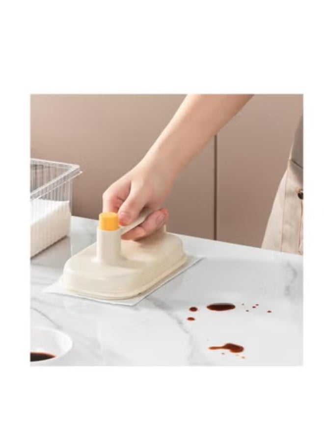 مجموعة إزالة الأوساخ الثورية للمطبخ بدون استخدام اليدين  لتنظيف شامل للأرضيات والنوافذ مع مقبض مريح لسهولة التنظيف في المنزل والمكتب والمتجر والحمامات المنزلية-كود 1691 - Image 3