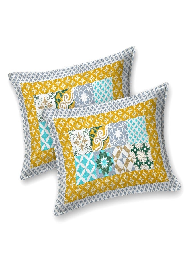 BLOCKS OF INDIA Hand Block Print Cotton King Size Bedsheet (Green CHOKDI) - Image 5