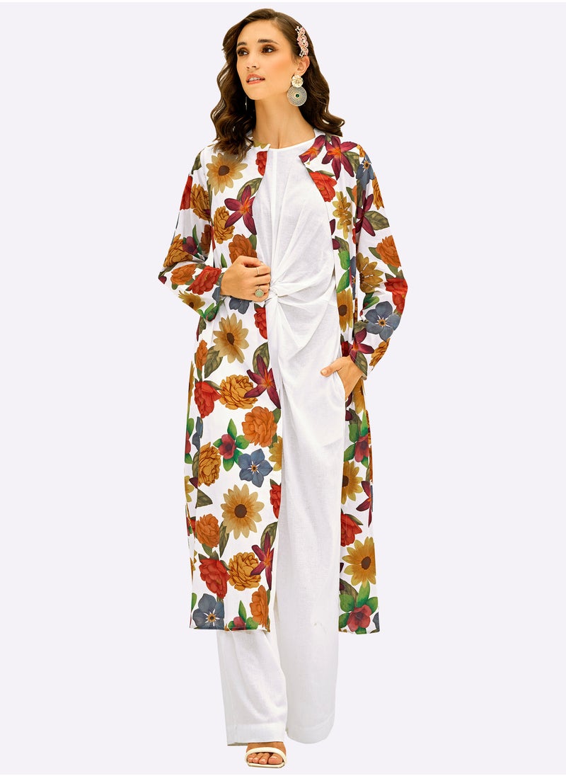Sara Arabia Sara Arabia Stylish Flora Jalabiya  - Image 1