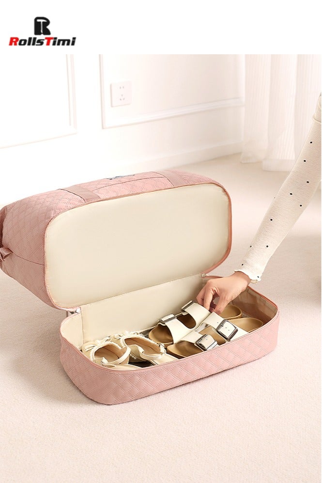 رولستيمي حقيبة تخزين ذات سعة كبيرة مع ملابس أحذية لليوجا واللياقة البدنية ، حقيبة سفر قصيرة قابلة للطي ، منظم ، رمادي - Image 5