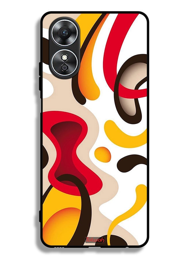 Tolwak Oppo A17 Protective Case Cover Pattern - Image 2