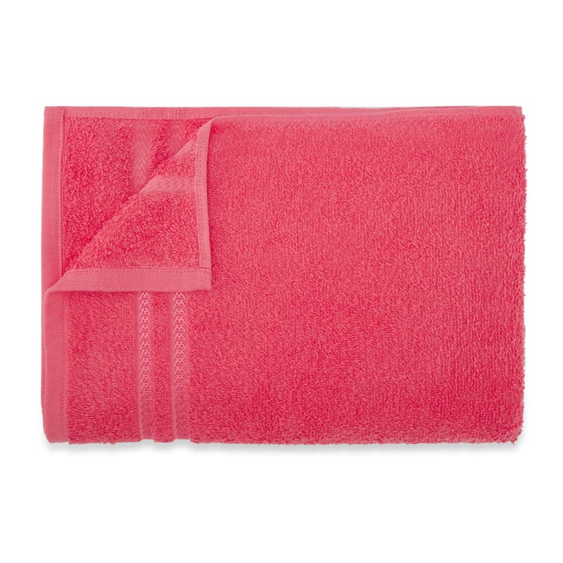 Welspun 100% Cotton Quick Dry Bath Towel | High Absorbency Super Soft, Fast Drying Towels for Bath | 380 GSM Large Size 1 Piece Bath Towel for Men and Women | Sized 70cm X 137cm Coral - Image 2