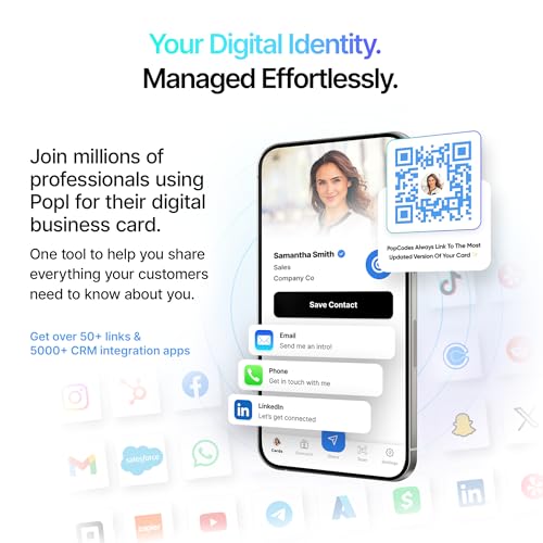 Popl Authentic Patented Popl Bracelet™ (Avoid Fake Knockoffs) - Smart NFC Networking Card - Simply Tap to Exchange Contact Info, Capture Leads, & Manage Contacts (Black on Black) - Image 4