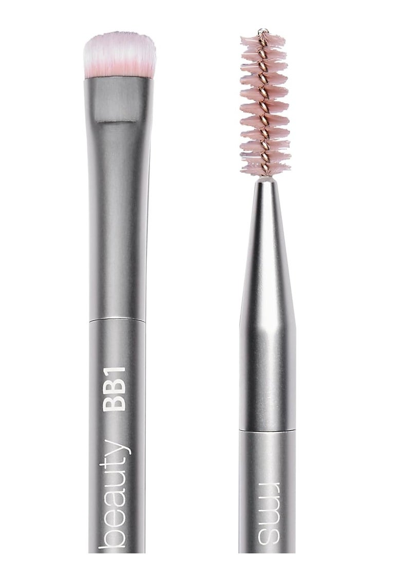 RMS Beauty RMS Beauty Back2Brow Brush - Eyebrow Makeup Brush with Spoolie, Eyebrow Brush, Make Up Brush, Brow Brushes for Eyebrows, Eyebrow Pencil Powder Brush  - Image 2