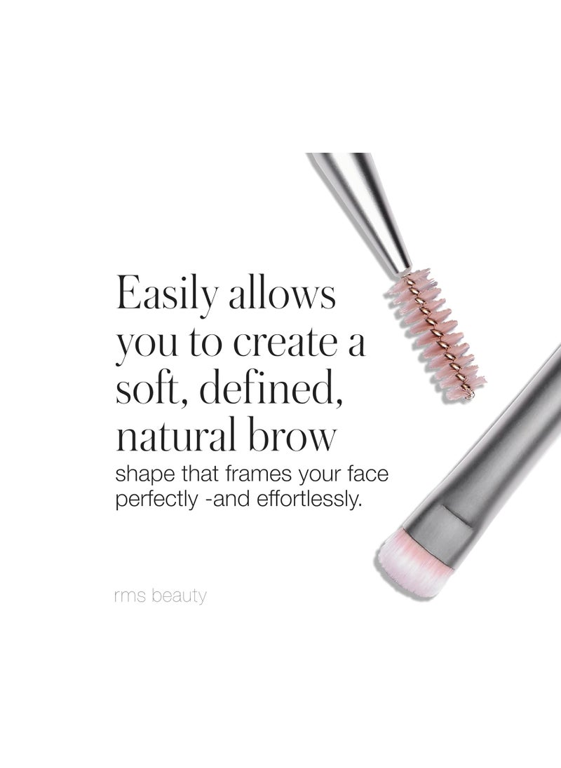 RMS Beauty RMS Beauty Back2Brow Brush - Eyebrow Makeup Brush with Spoolie, Eyebrow Brush, Make Up Brush, Brow Brushes for Eyebrows, Eyebrow Pencil Powder Brush  - Image 4
