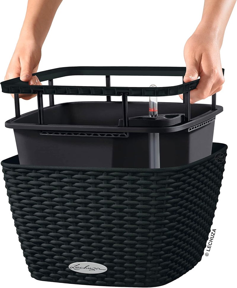 Lechuza BACINO Cottage graphite black 15468 - Image 4