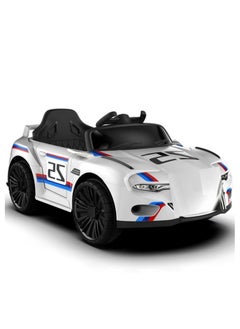 Generic Kids Electric Ride On Vehicles, Motorised Toy Cars Children Electric Car with Remote Control,  Baby Ride on Toy Car Electric Car White  - Image 1