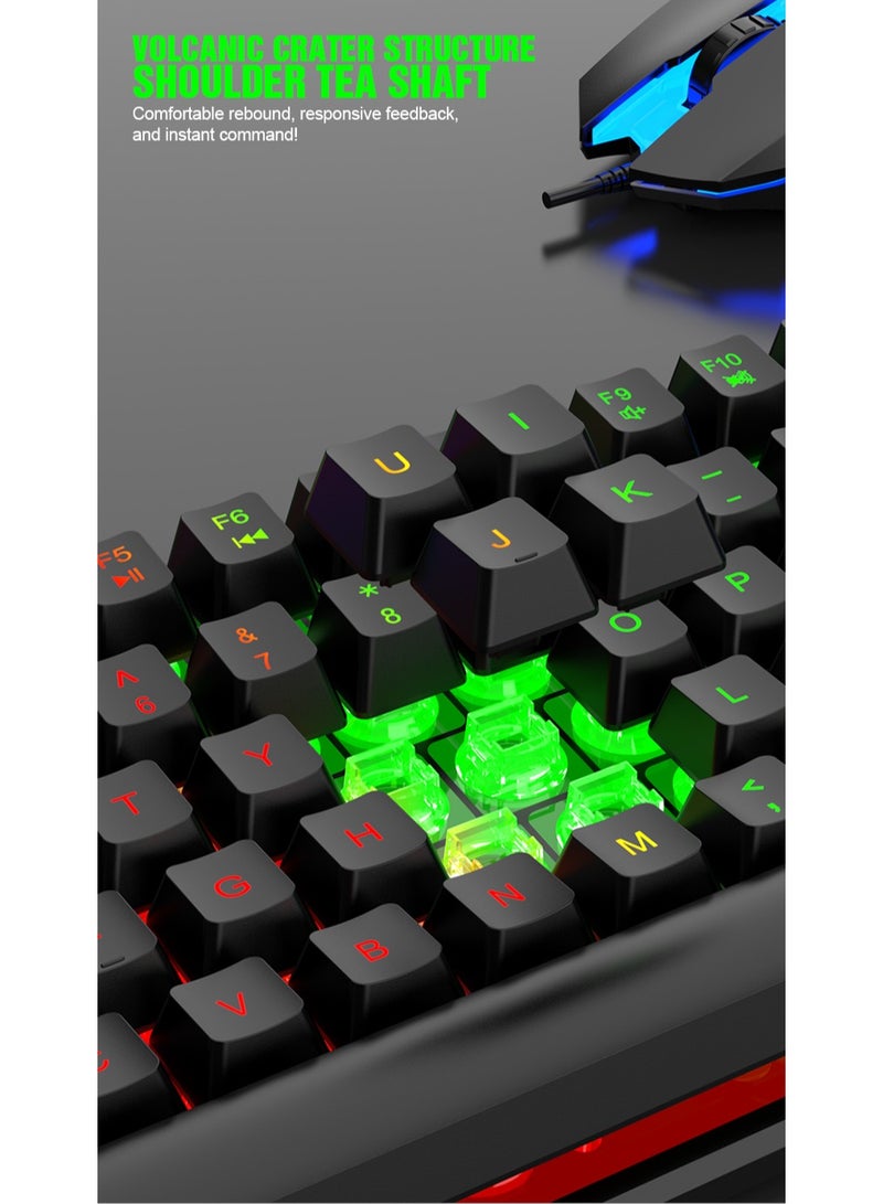 Luminous Gaming Keyboard and Mouse Set For PC  Laptop - Image 3