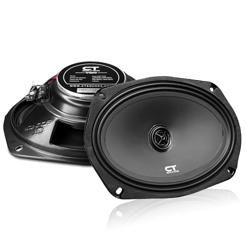 CT Sounds مكبرات صوت سيارة CT Sounds Tropo 6x9” 160 واط ذات تركيب ضحل - زوج - Image 1