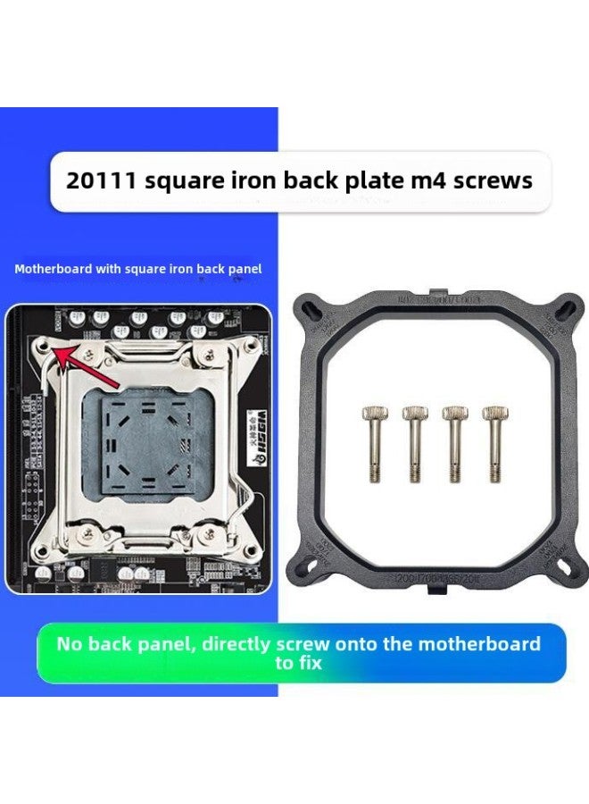 Loquat 1700 1151 AMD4 1366 2011 X58 X79 CPU Fan Radiator Buckle Base Bracket-Color:2011 Bracket Square Does Not Conflict - Image 1