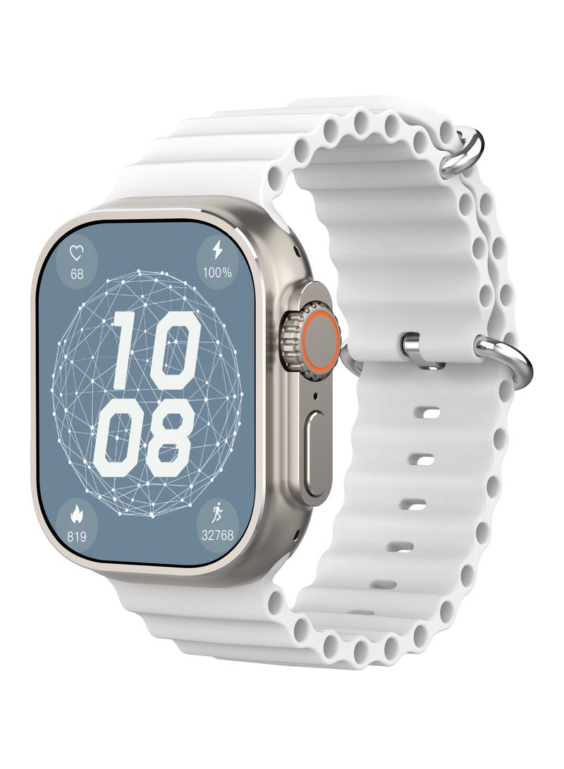General H16-DUltra smart watch, with various dials, Bluetooth calling, message notifications, step counting, multi-sports functions, offline payment, heart rate, and blood oxygen.  - Image 1