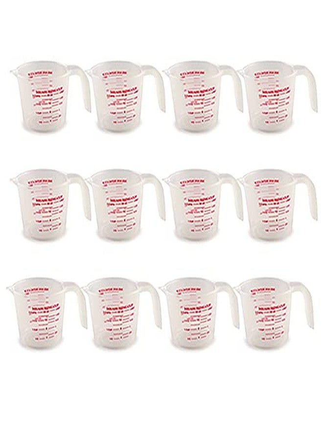 Norpro 2 Plastic Measuring Cup, Multicolored (12 Pack) - Image 1