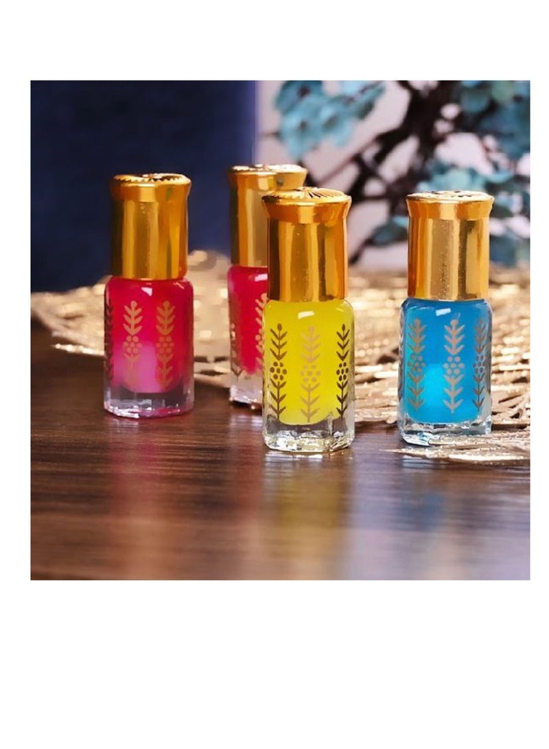 مجموعة ألمسك - بودر -عود مبخر - رمان  - روز مسك - نص توله 6مل