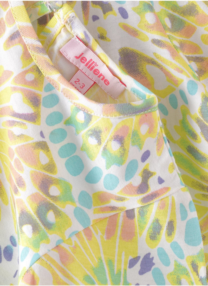 Jelliene Sunshine Squad: Girls' Breezy Cotton Tees Playful Prints & Summer Fun  - Image 4