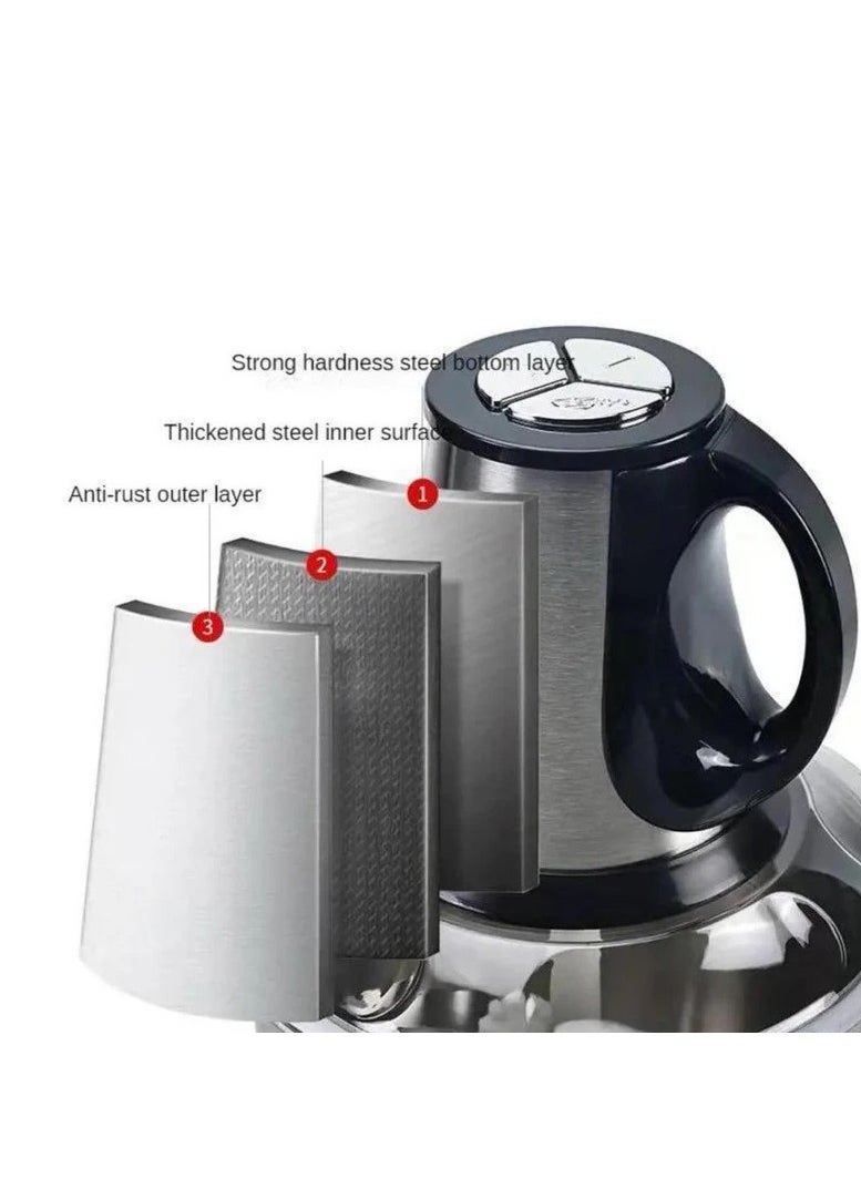 Eworld Electric Meat Chopper and Grinder, Stainless Steel Food Processor for Vegetable and Fruits 2L  - Image 4