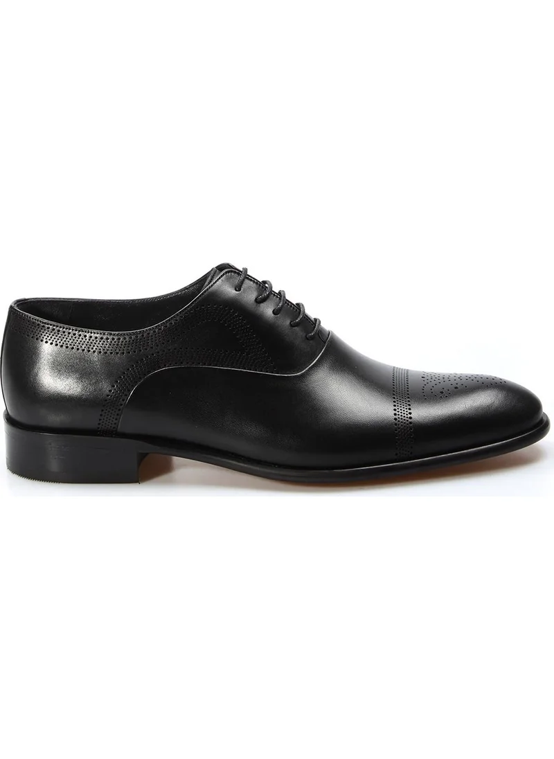 Fast Step Genuine Leather Leather Black Antique Men's Classic Shoes 893ma4403