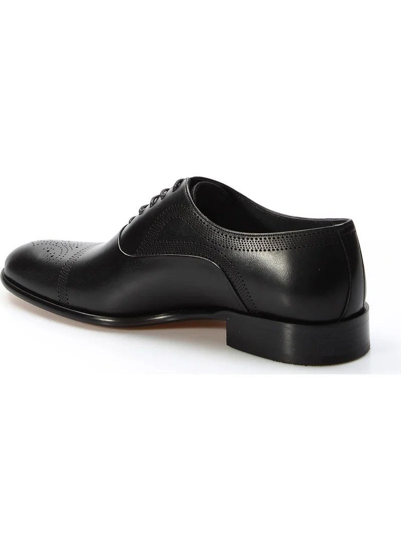 Fast Step Genuine Leather Leather Black Antique Men's Classic Shoes 893ma4403