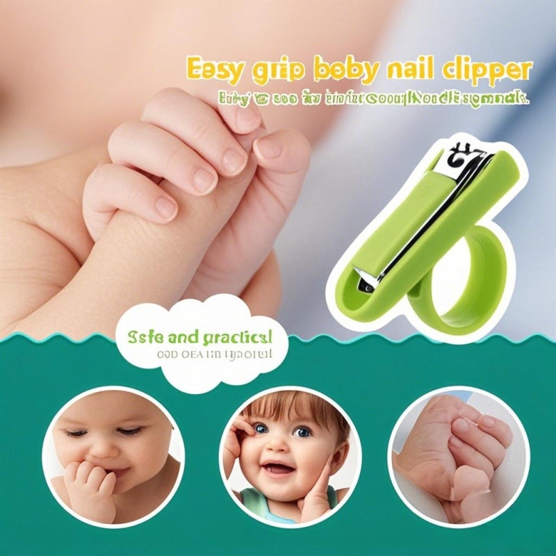 Baby Nail Clipper: 360-Degree Rotating Handle, Easy Non-Slip Grip - Curved Sharp Blades, Mini Portable Nail Trimmer for Baby Fingernail Toenail Care, Travel & Home Use - Image 5