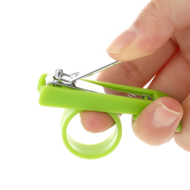 Baby Nail Clipper: 360-Degree Rotating Handle, Easy Non-Slip Grip - Curved Sharp Blades, Mini Portable Nail Trimmer for Baby Fingernail Toenail Care, Travel & Home Use - Image 2