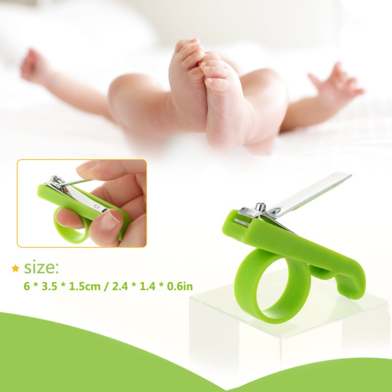 Baby Nail Clipper: 360-Degree Rotating Handle, Easy Non-Slip Grip - Curved Sharp Blades, Mini Portable Nail Trimmer for Baby Fingernail Toenail Care, Travel & Home Use - Image 3