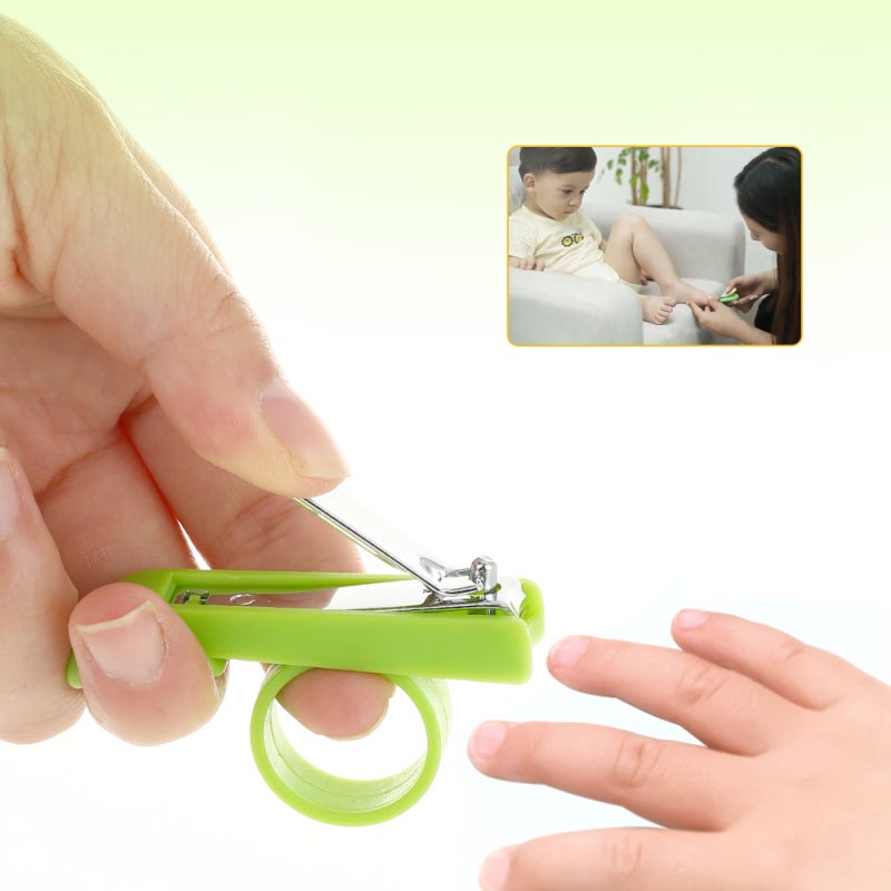 Baby Nail Clipper: 360-Degree Rotating Handle, Easy Non-Slip Grip - Curved Sharp Blades, Mini Portable Nail Trimmer for Baby Fingernail Toenail Care, Travel & Home Use - Image 4