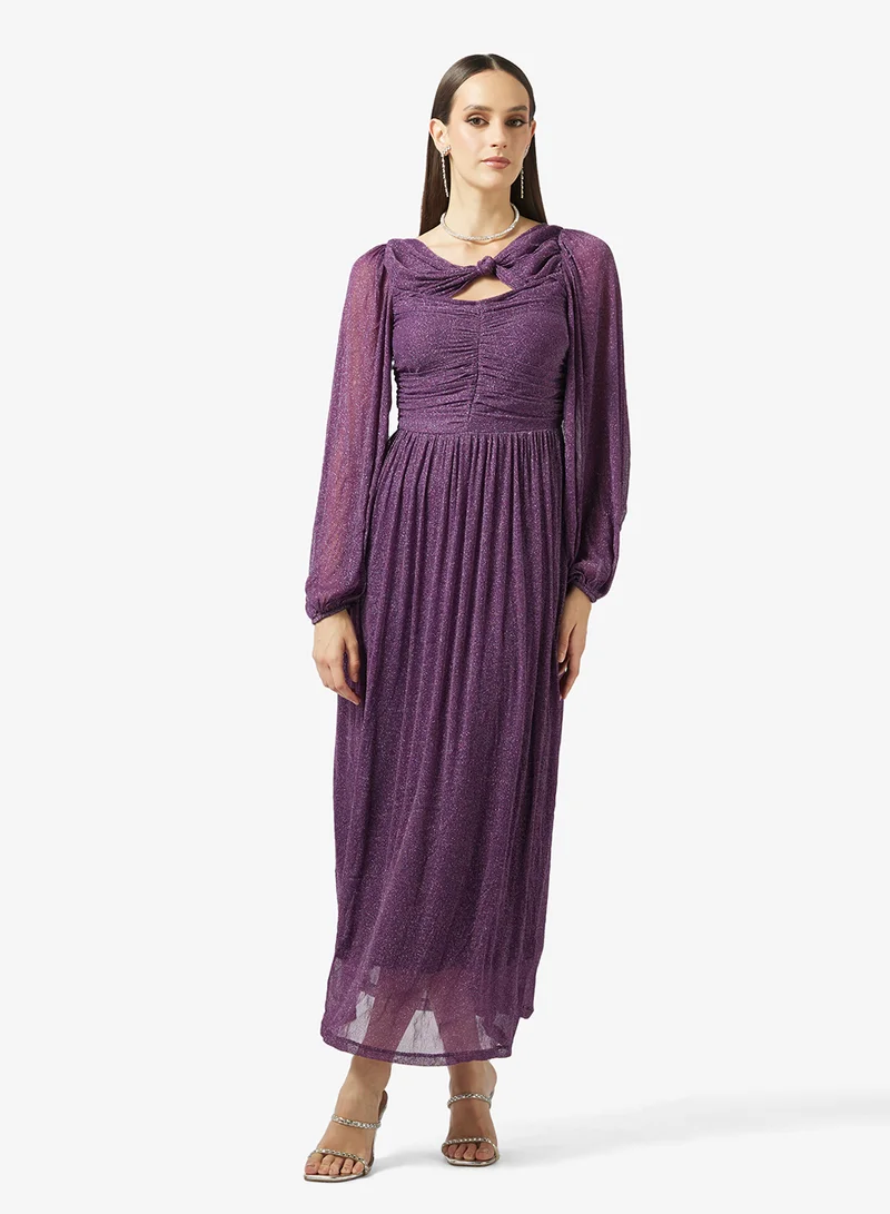 Khizana  Shimmer A-line Dress for Women | Best Price UAE