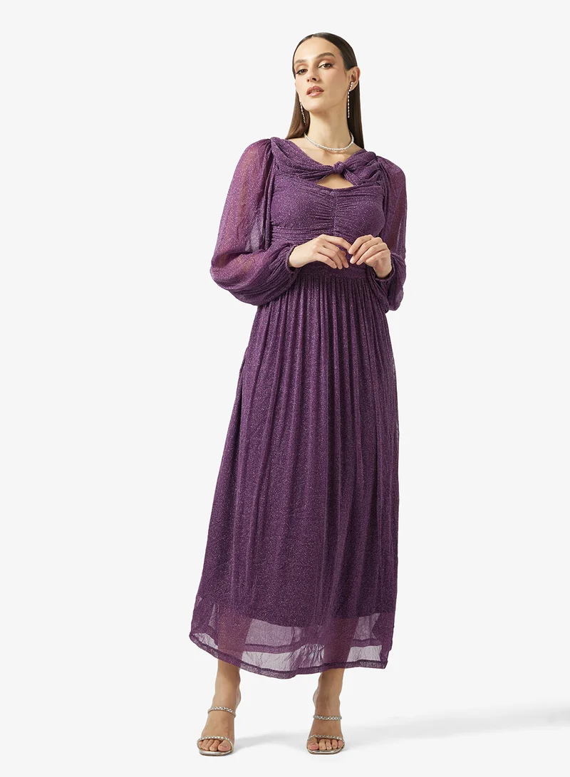 خزانة Shimmer A-line Dress